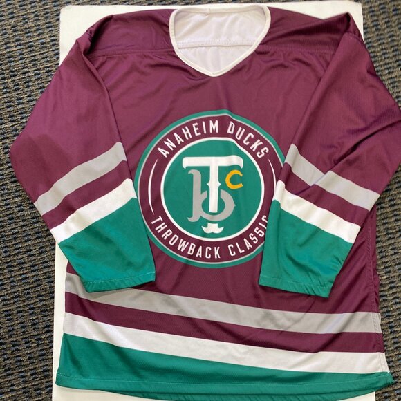 Anaheim Ducks Throwback Classics Reversible Hockey Jersey #11 Men's L - Picture 6 of 7